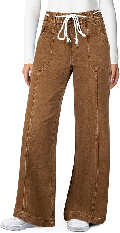 Wide Leg Denim Jeans