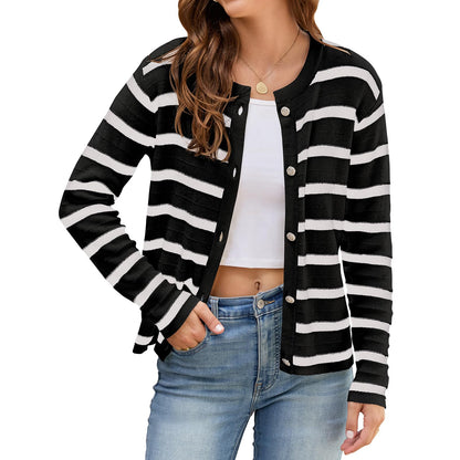 Cropped Cardigan Sweater