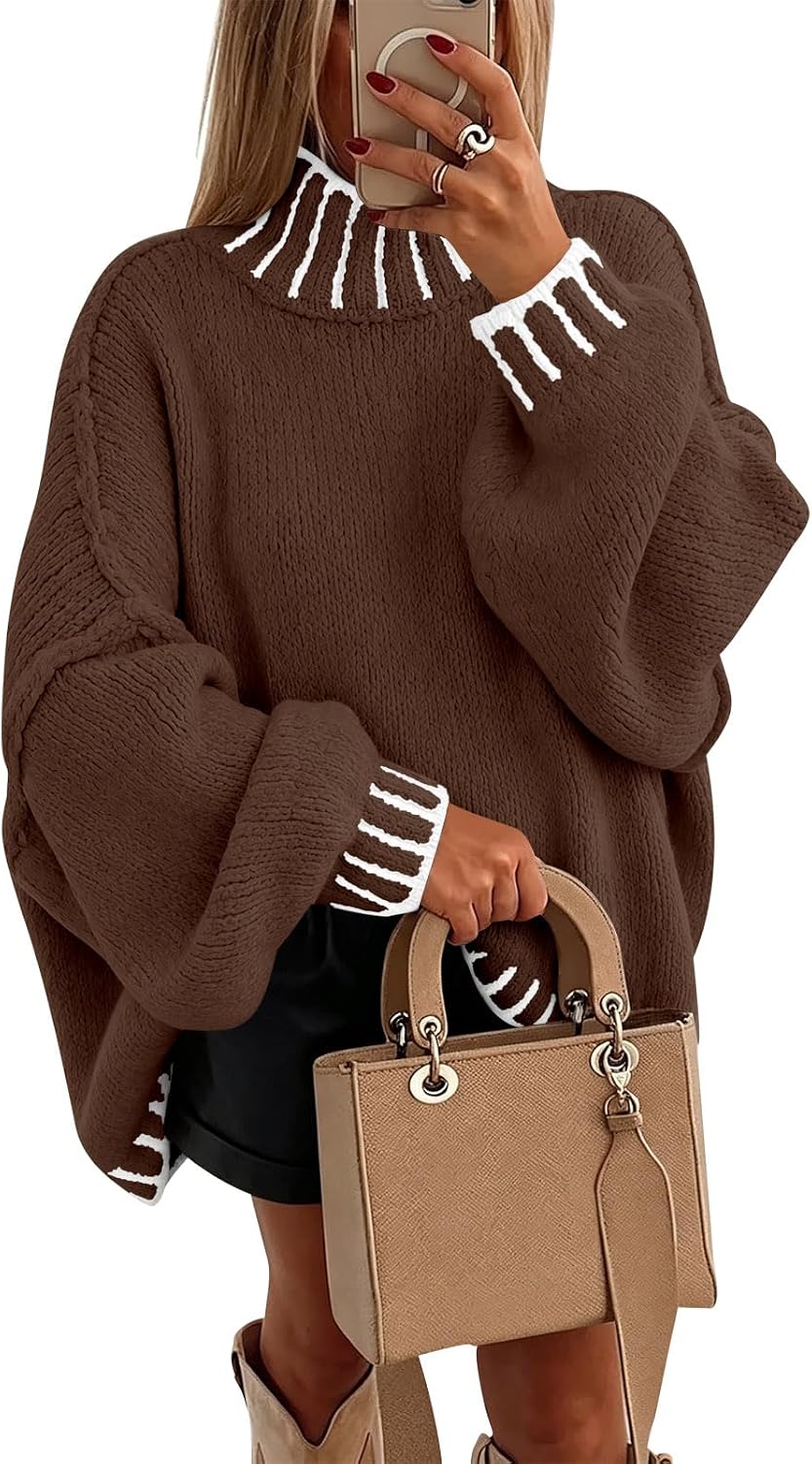 Chunky Mock Neck Sweater