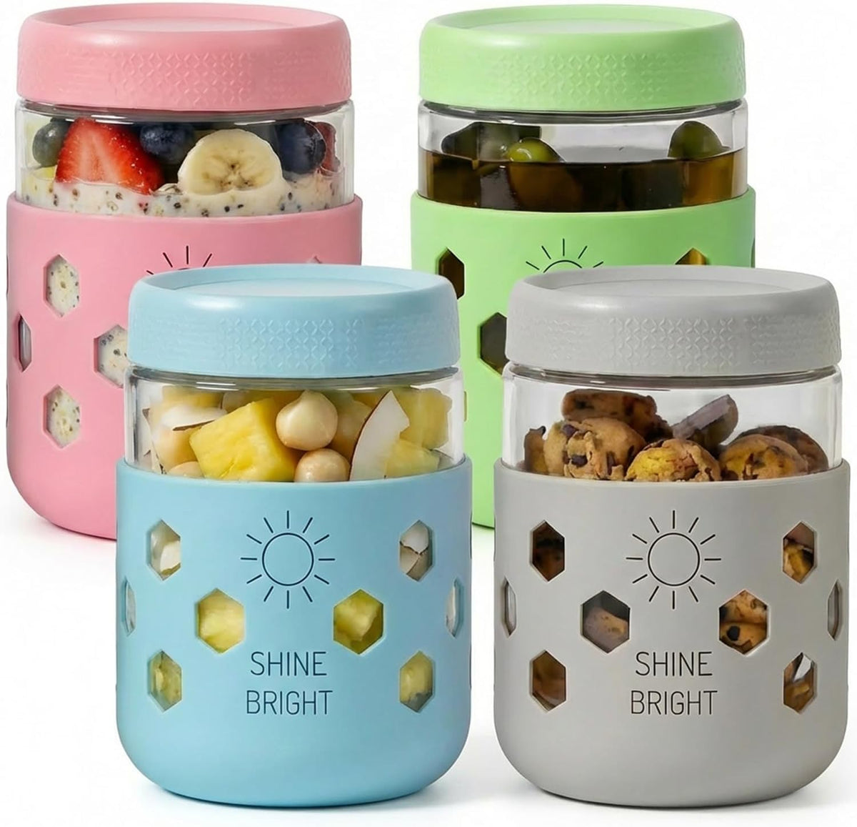 Overnight Oats Containers (4PK)