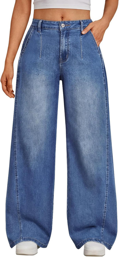 Wide Leg Baggy Jeans
