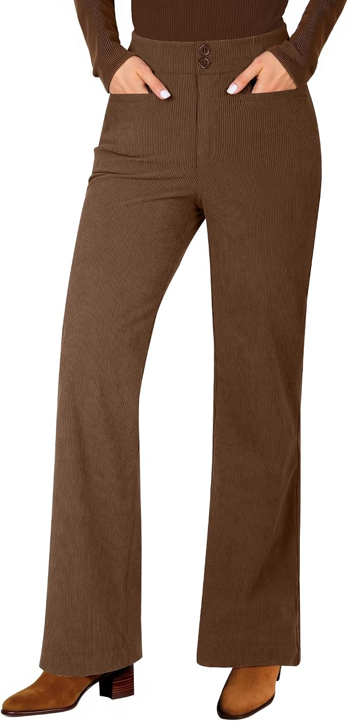 Corduroy Wide Leg Pants