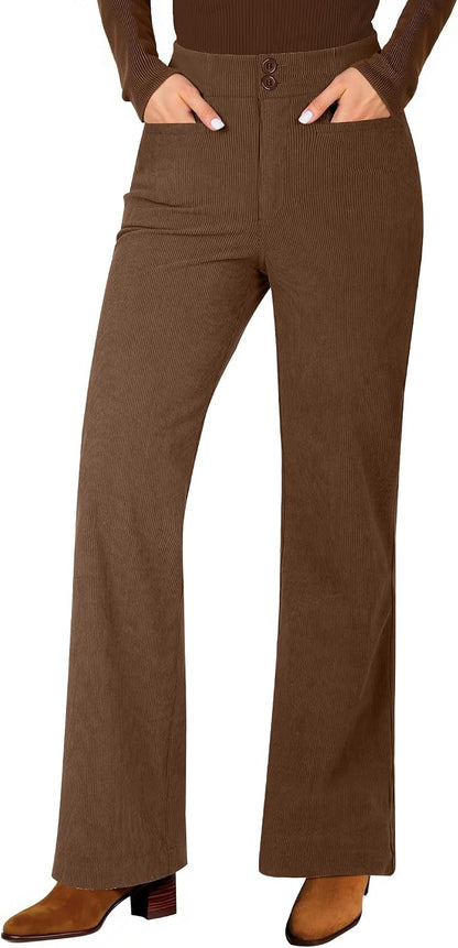 Corduroy Wide Leg Pants