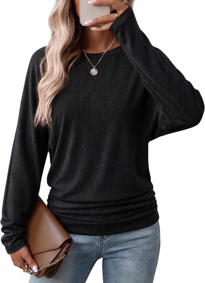 Ruched Lightweight Sweater