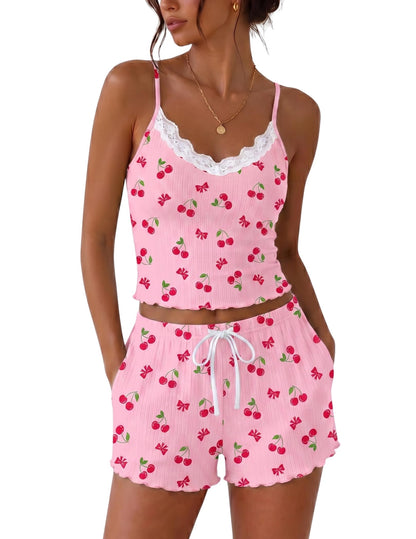 Lace Cami Pajama Set