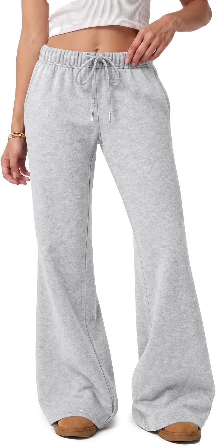 Fleece Flare Sweatpants