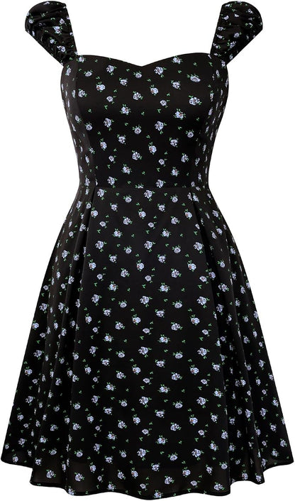 Belle Poque Women's Summer Mini Floral Dress 2026