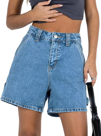 High Waist Denim Shorts