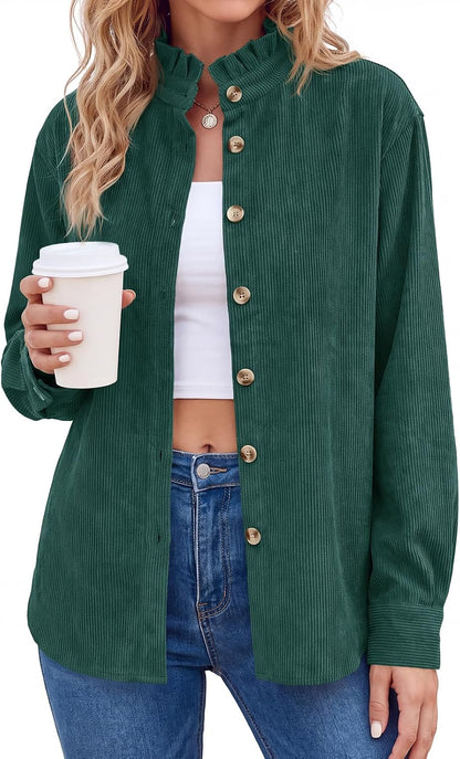 Corduroy Button Shirt