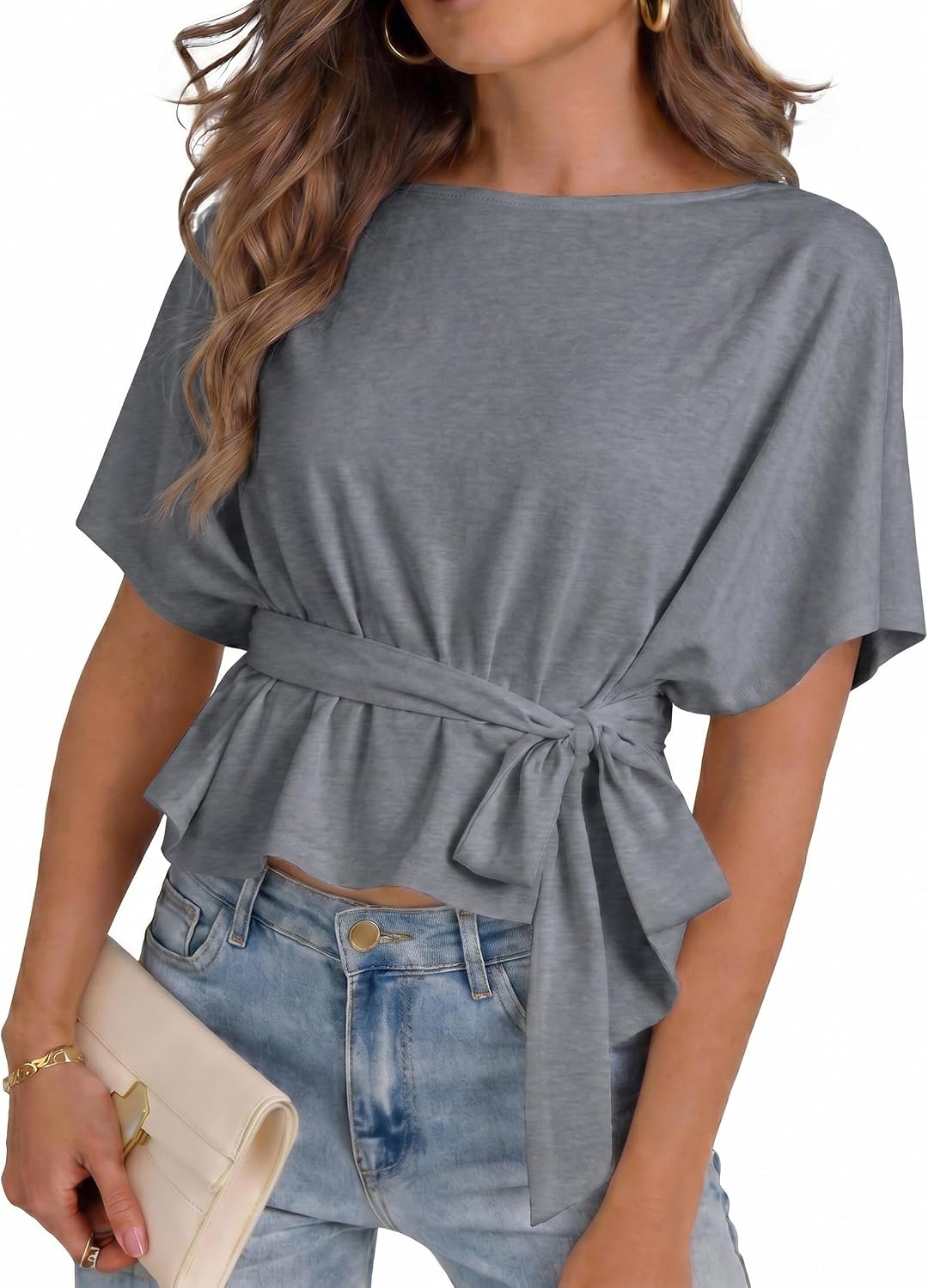 Cinched Wrap Shirt