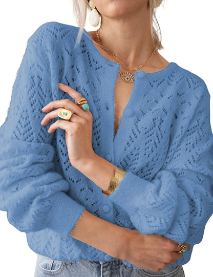 Crochet Cardigan Sweater