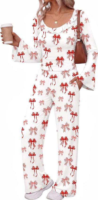 Bell Sleeve Lounge Set