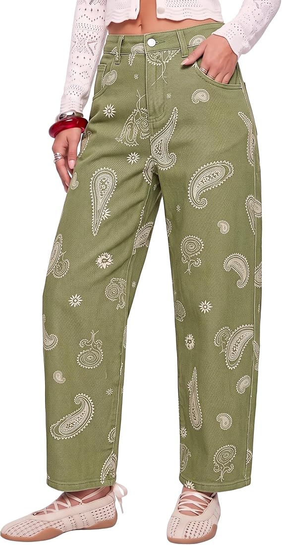 Cotton Barrel Jeans