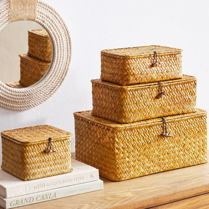 Woven Seagrass Baskets (3PK)