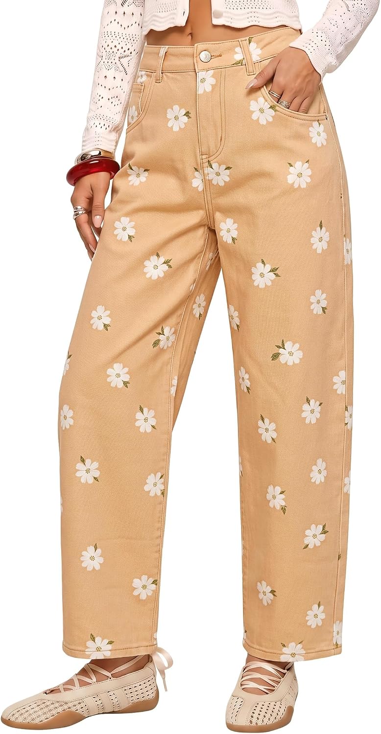 Cotton Barrel Jeans