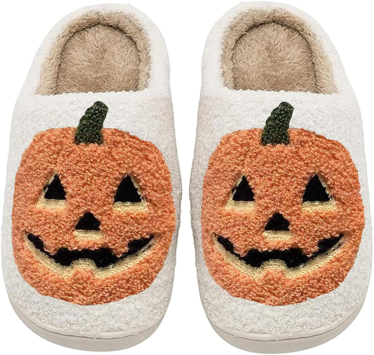 Pumpkin Plush Slippers