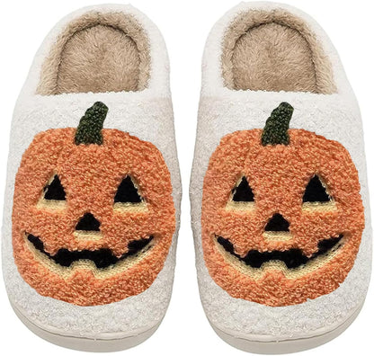Pumpkin Plush Slippers