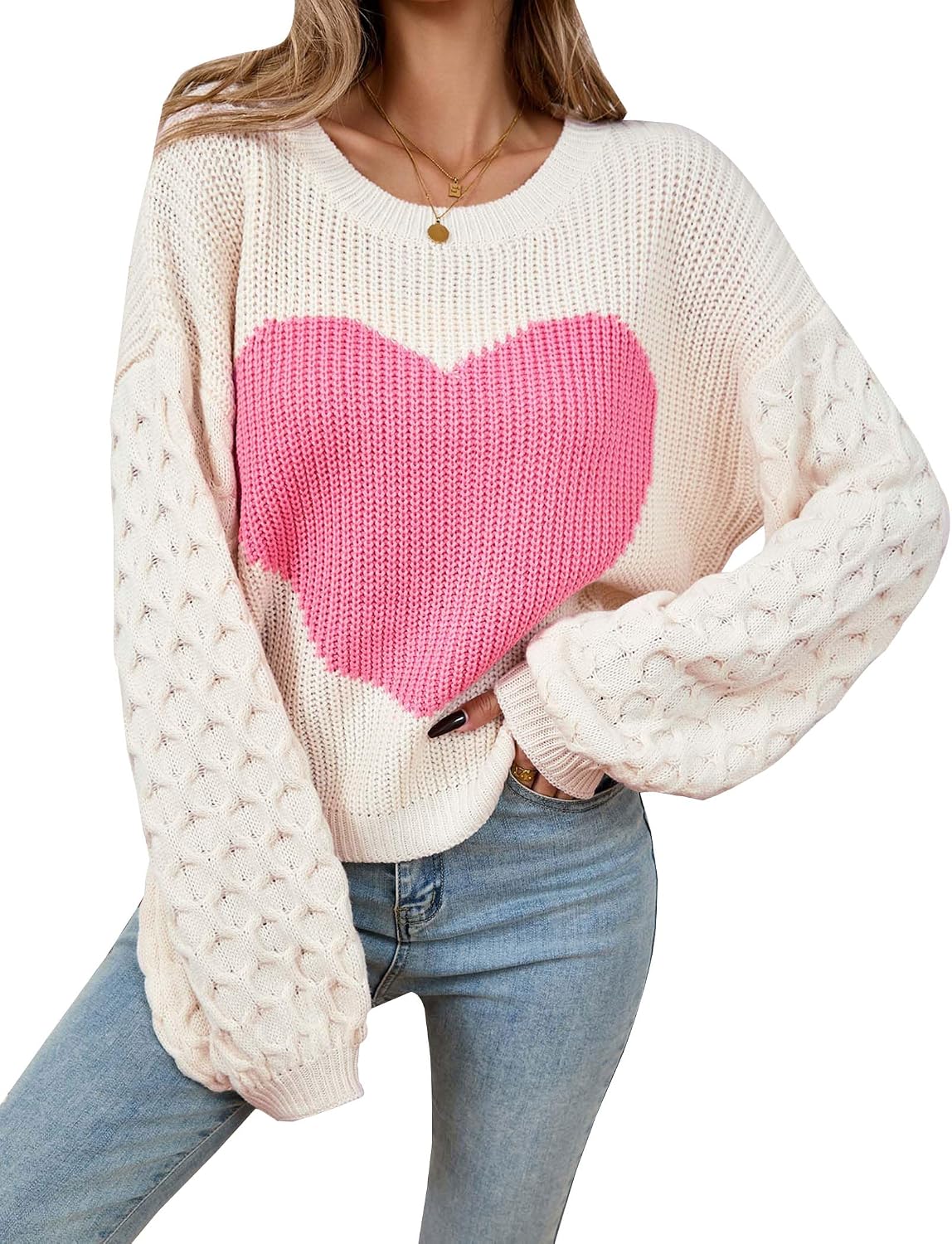Cute Cable Knit Sweater