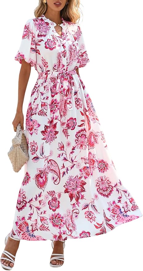Boho Floral Dress
