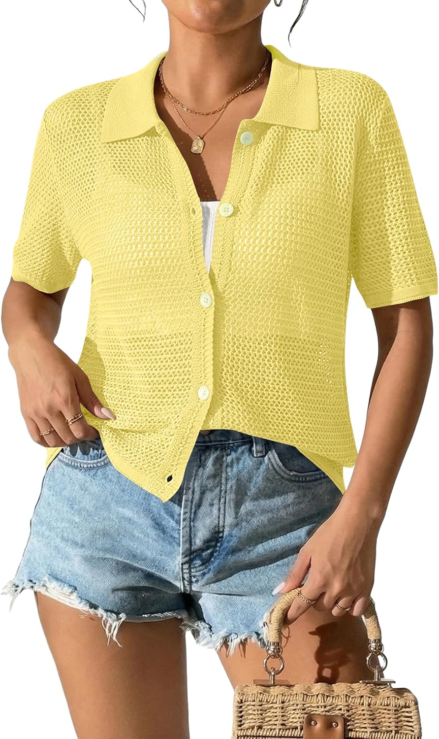 Crochet Cardigan Sweater