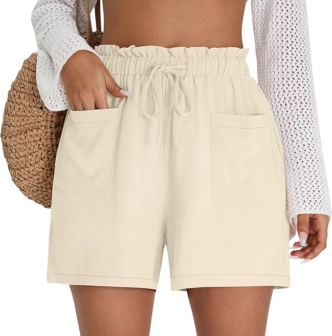 Cotton and Linen Shorts