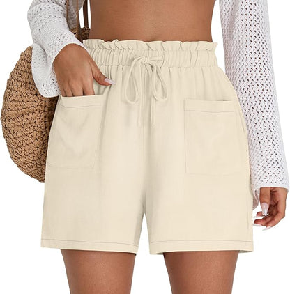 Cotton and Linen Shorts