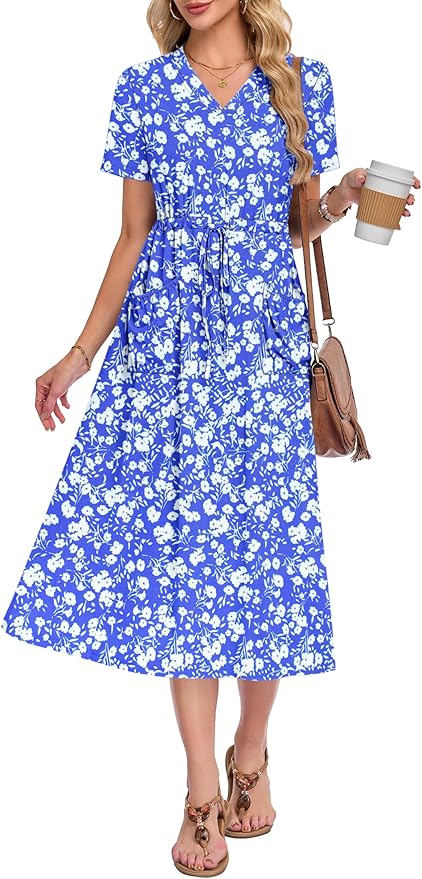 V-Neck Maxi Dress