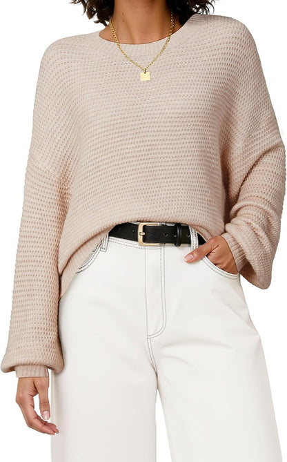 Waffle Knit Sweater