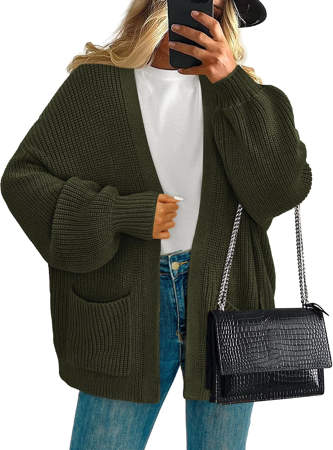 Oversized Cardigan Sweater