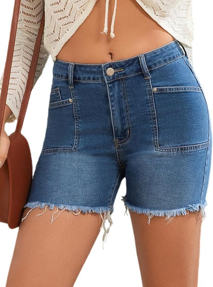 High Waisted Jean Shorts