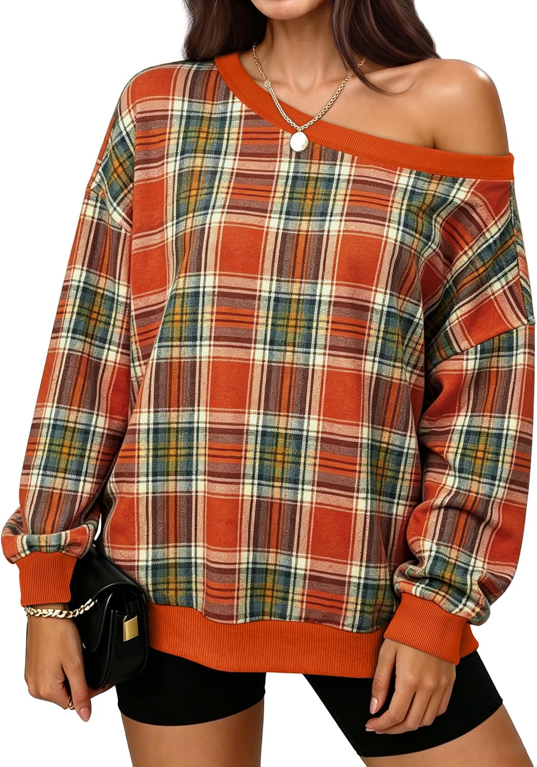 Off Shoulder Sweatshirt