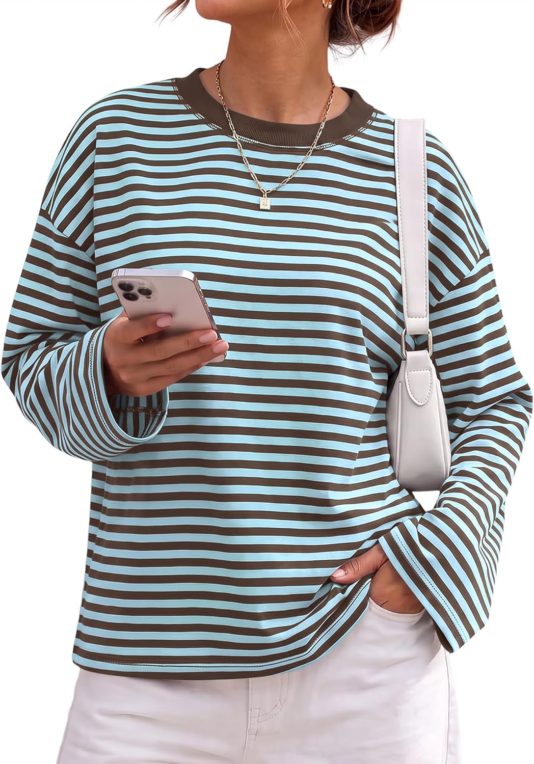 Cotton Striped Oversized Shirt