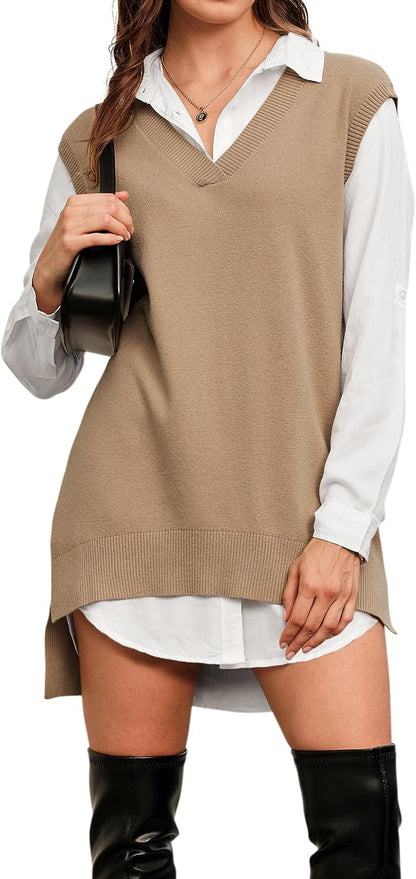 Wool Blend Sweater Vest