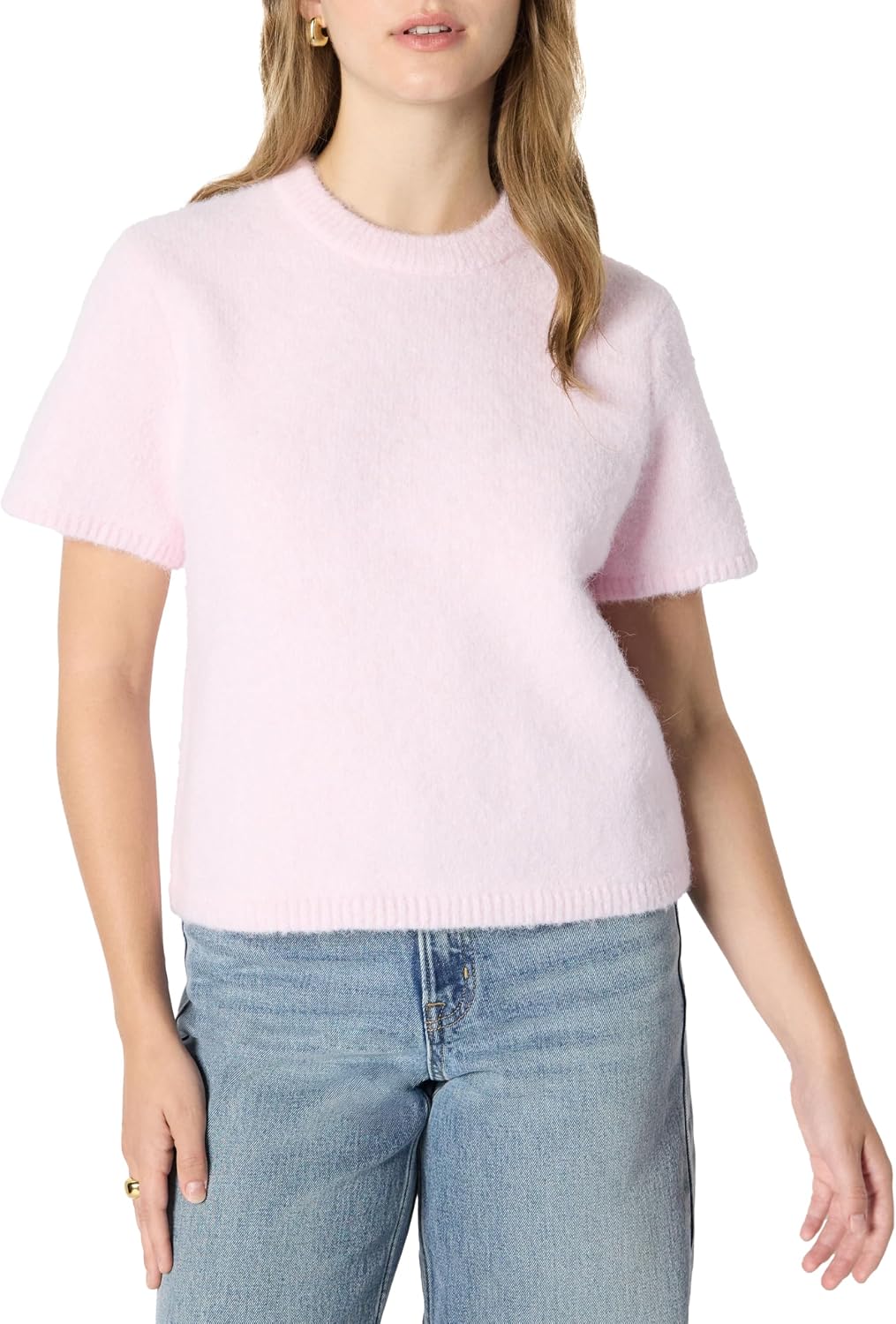 Relaxed Faux Mohair Sweater