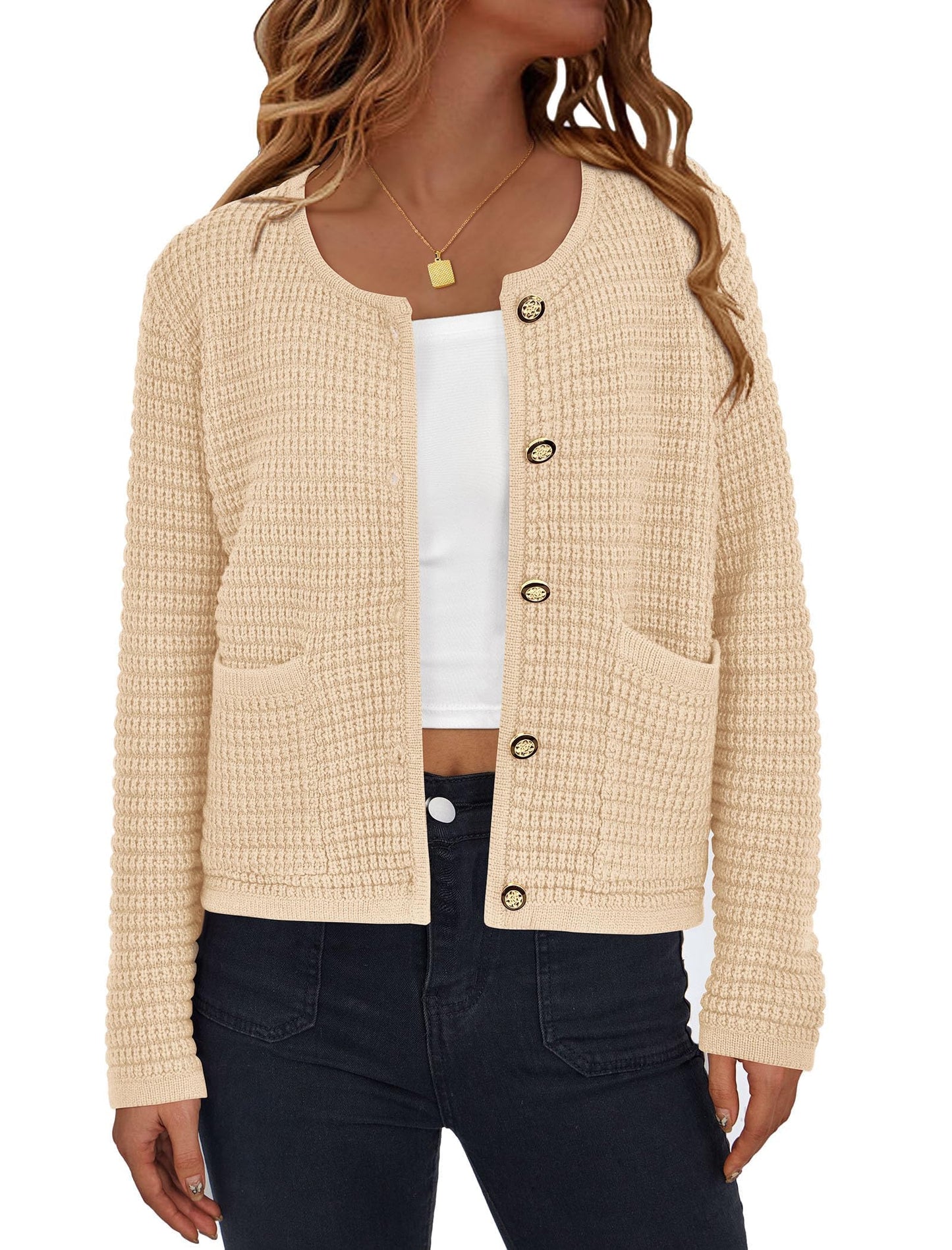 Knit Cardigan Sweater