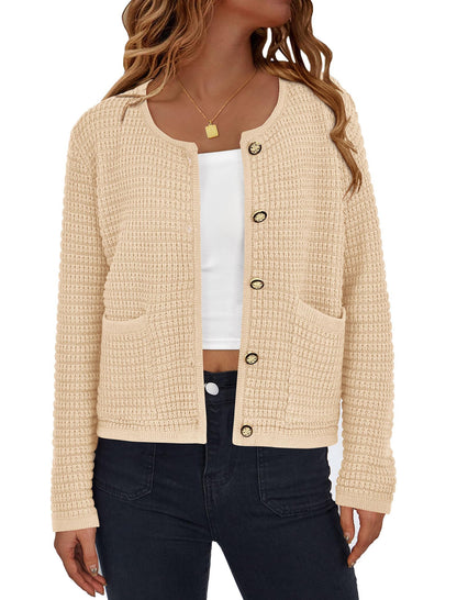 Knit Cardigan Sweater