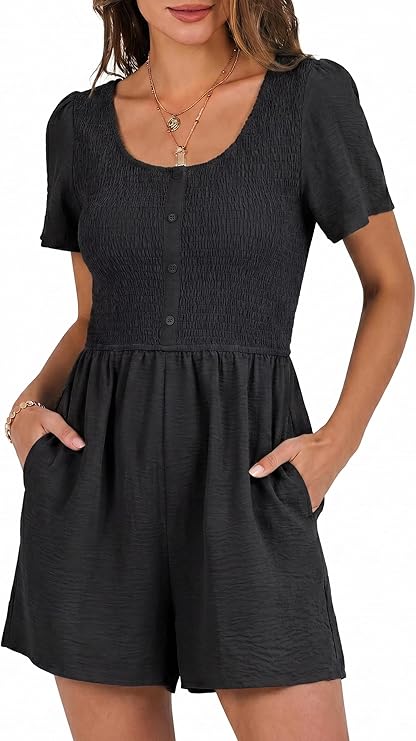 Smocked Dressy Romper