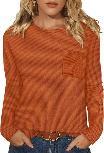 Waffle Knit Dressy Shirt