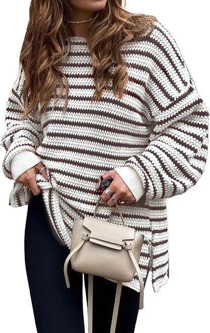 Oversized Striped Sweater