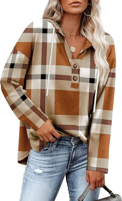Checkered Fall Hoodie