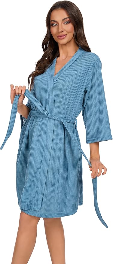Waffle Style Bathrobe
