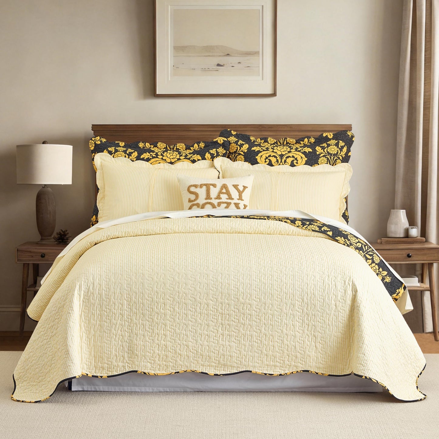 Cotton King Quilt Set
