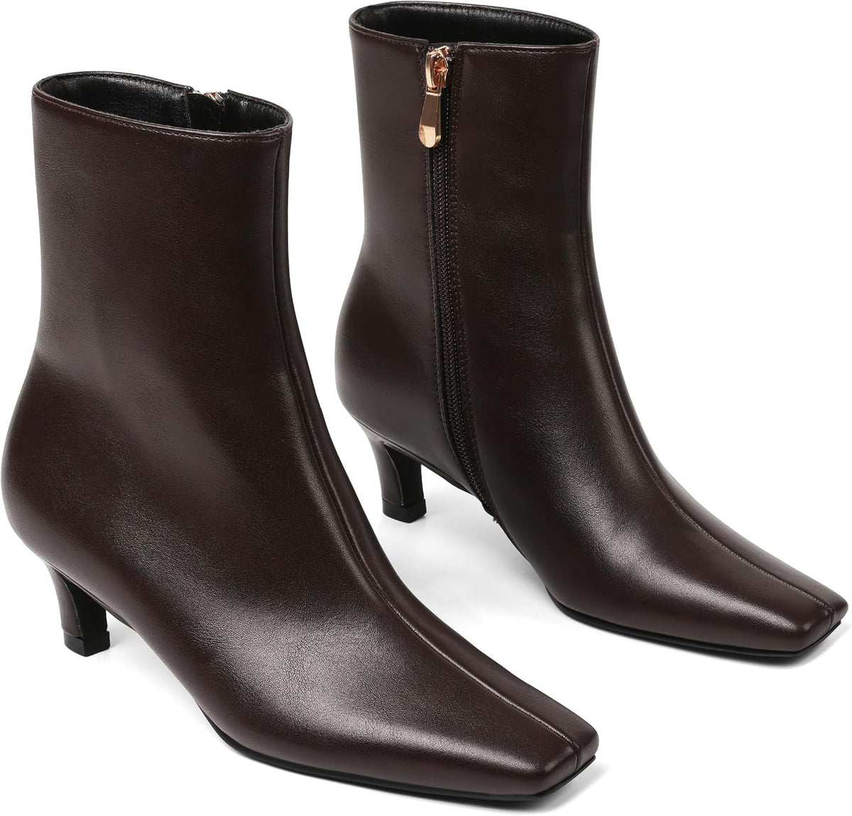 Kitten Heel Ankle Boots
