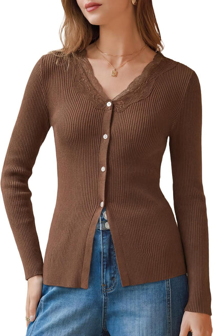 Cotton Lace Cardigan