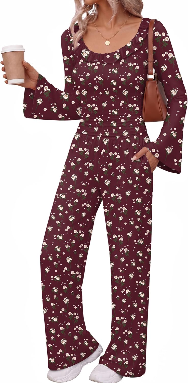 Bell Sleeve Lounge Set