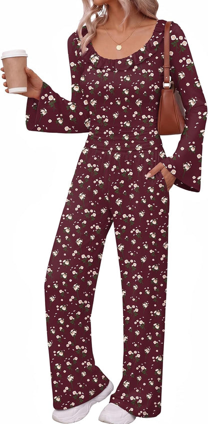 Bell Sleeve Lounge Set
