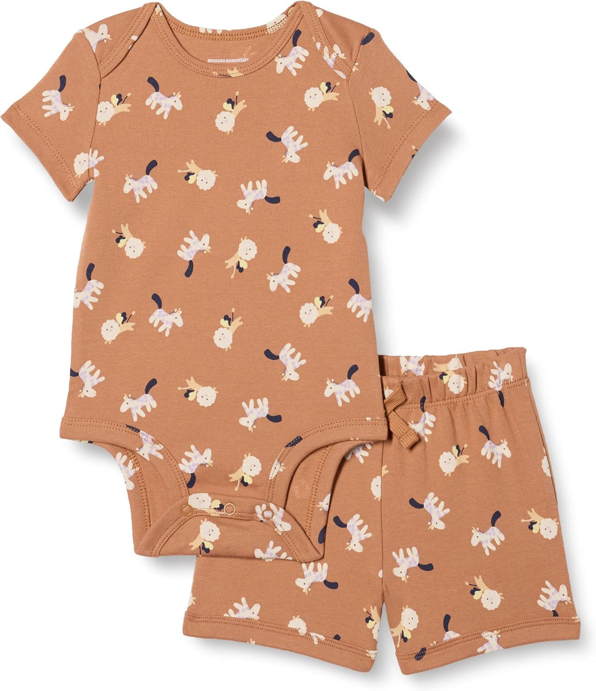 Cotton Bodysuit Shorts Set (2PK)