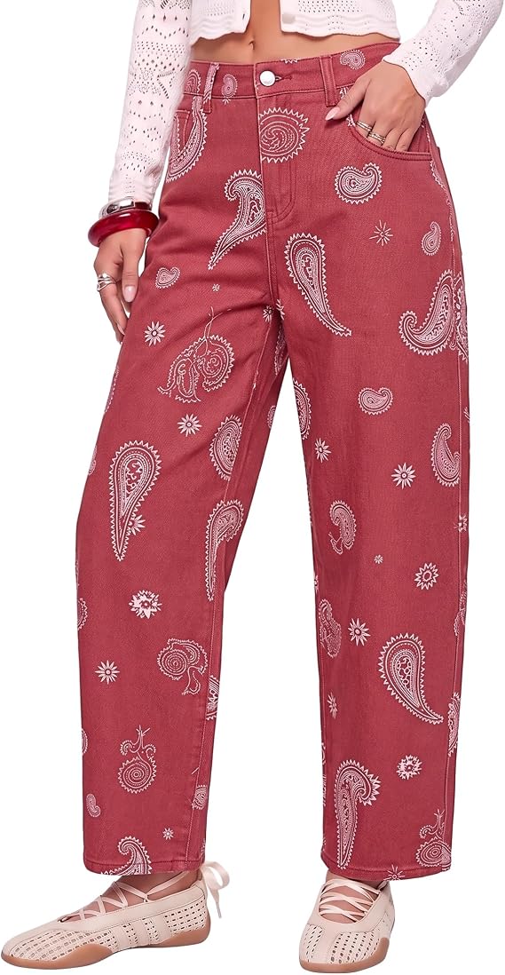 Cotton Barrel Jeans