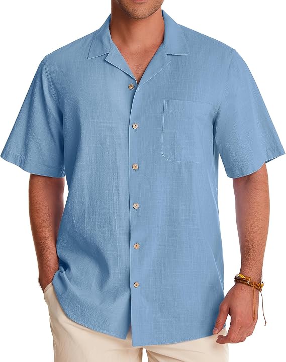 Men's Linen Cotton Shirt