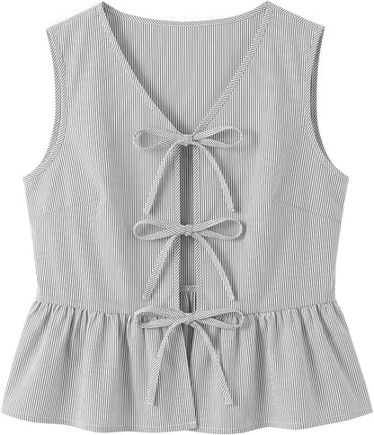 Cotton Peplum Blouse